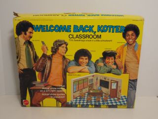 1976 Mattel Welcome Back Kotter Classroom Playset - Rare
