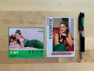 2 Rare Madonna Magazines Clippings Japan 1985 Promo Tour.