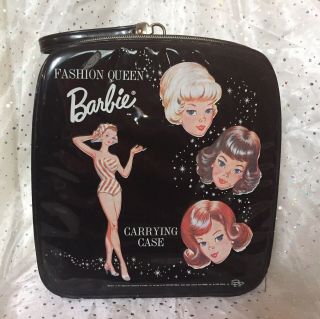 Rare Black Vintage Barbie Fashion Queen Vinyl Doll Clothing Carrying Case