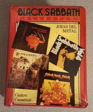 Black Sabbath Holy Grail Argentina Cassette Box Set Extremely Rare Ozzy