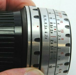 Rare Meyer - Optik Gorlitz Primotar 50mm 2.  8 prime lens,  M42 fit,  Adapt to digital 7