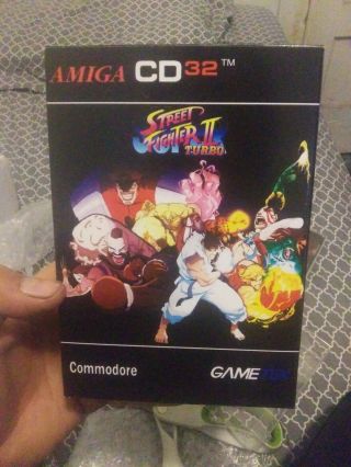 Street Fighter 2 Turbo For Amiga Cd32 Commodore Very Rare