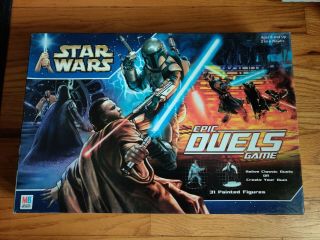Rare Star Wars Epic Duels Board Game 2002 Milton Bradley