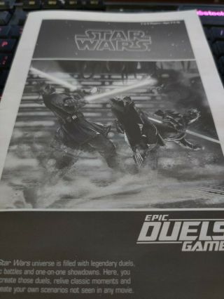 RARE Star Wars Epic Duels Board Game 2002 Milton Bradley 8