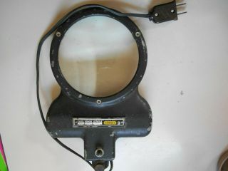 Rare Antique Vintage Stanley Electric Tool Hand Held Lighted Magnifier Glass