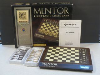Excalibur Mentor 311e Novag Chess Computer Complete Playing Great Rare