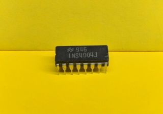 National Semiconductor (ns,  Nsc) Ins4004j (intel 4004,  C4004) - Very Rare