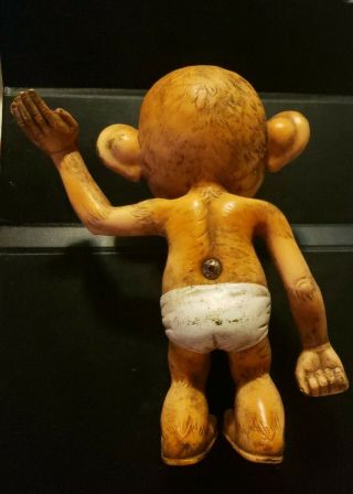 Rare Gerber Plastics St Louis Vintage Squeaky Monkey In A Diaper 3