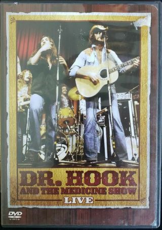 Dr.  Hook And The Medicine Show - Live (dvd,  2005) Rare Htf Oop 100 Guaranteed