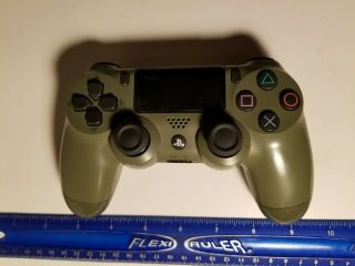 PS4 Controller Call of Duty COD WW2 WWII Limited Edition RARE Army Green 2