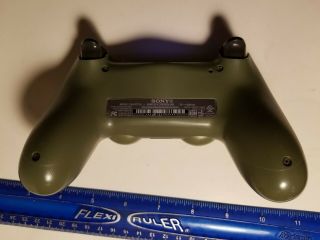PS4 Controller Call of Duty COD WW2 WWII Limited Edition RARE Army Green 3