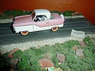 Franklin Very Very Rare 1956 Nash Metropink 1/24 Car “ballerina Red” W Box