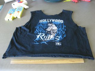 Vintage Hulk Hogan Hollywood Rules Wwe Wcw Nwo Tank Top Tshirt Xl Rare 1996