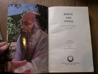 Bhagwan Shree Rajneesh,  (osho).  Roots And Wings 1975 Rare 1st Edition