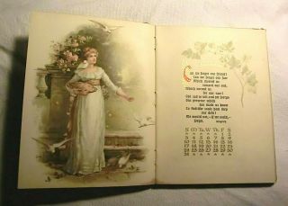 Rare Illustrated Calendar Book 1915 - Ernest Nister & P.  Dutton