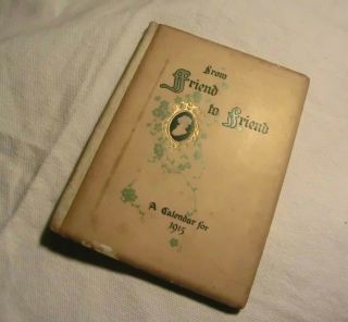 RARE ILLUSTRATED CALENDAR BOOK 1915 - ERNEST NISTER & P.  DUTTON 2