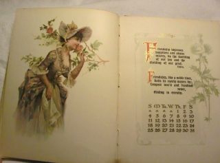 RARE ILLUSTRATED CALENDAR BOOK 1915 - ERNEST NISTER & P.  DUTTON 8