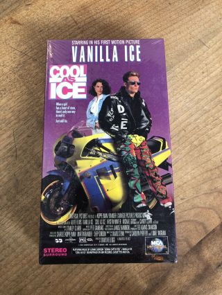 Rare Cool As Ice Betamax Movie Vanilla Ice 1991 Collectors Vintage