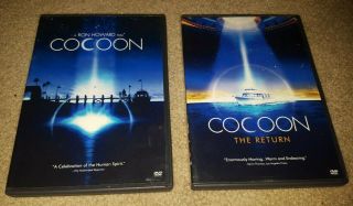 Cocoon & Cocoon 2: The Return 2 Dvd Set Rare & Oop Disney Ron Howard