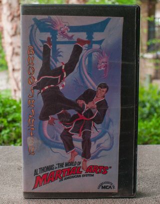 Al Thomas The World Of Martial Arts American System Budojujutsu Vhs Tape Rare