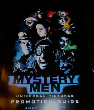 Universal Pictures 1999 Mystery Man Very Rare Prom Otion Guide