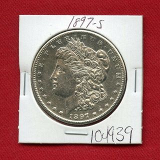 1897 S Morgan Silver Dollar 104939 Coin Us Rare Date $1