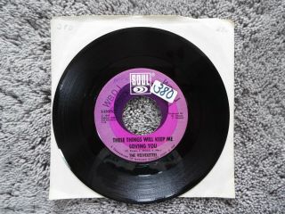 Rare Northern Soul - The Velvelettes - These Things Will Keep Me - Radio Dj - 45 - (nm -)