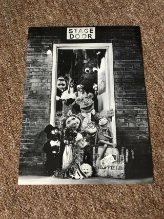 The Muppets - Rare 1986 Press Photo.  Kermit The Frog,  Miss Piggy The Muppet Show