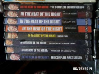 In The Heat Of The Night Various Seasons Dvd See Pix,  Some Very Rare Htf Vgs
