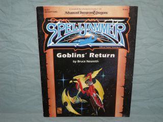 Ad&d 2nd Ed Spelljammer Module - Sjs1 Goblins Return (rare - And Exc, )