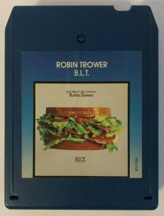 Robin Trower B.  L.  T.  Rare 8ch 1324 Chrysalis Records 8 Track Cartridge Tape