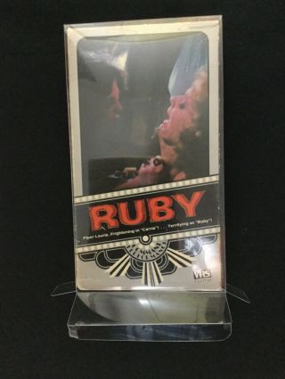 Ruby 1977 Vci Rare Horror Vhs First Release W Box Protector