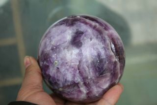 Best 1881g Rare Natural Fluorite Crystal Sphere Ball Healing J55