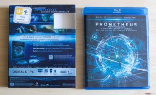 Prometheus (Blu - ray,  4 - Disc Set,  Collectors Edition 3D) w/Rare Slipcover 2