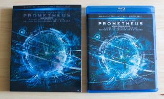 Prometheus (Blu - ray,  4 - Disc Set,  Collectors Edition 3D) w/Rare Slipcover 3