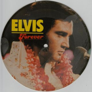 Elvis Presley Teddy Bear/ Just Because Rare Picture Disc Fine