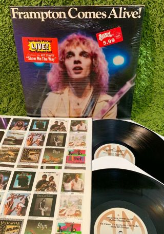 Peter Frampton Comes Alive 1976 • Show Me The Way Shrink,  Hype Complete Rare