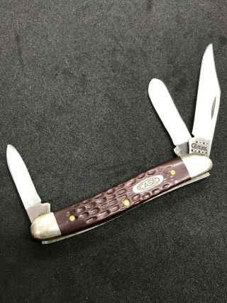 Case Xx 63087 Ss Medium Stockman Knife 2001 Ntsa Snap Retired Model Rare