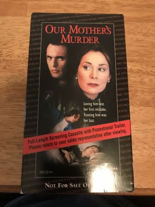 Our Mother’s Murder Vhs Rare Htf Made For Tv Thriller 1997 Slasher