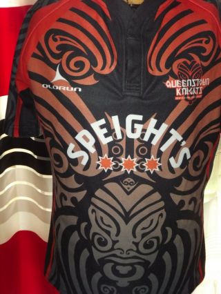 Rare Rugby Queenstown Knights World Beach (l) Shirt Jersey Trikot Maglia Maillot