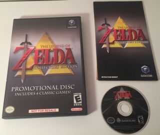 The Legend Of Zelda Collector Edition Nintendo Gamecube Rare Instruction Booklet