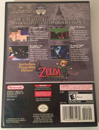 The Legend Of Zelda Collector Edition Nintendo GameCube Rare Instruction Booklet 3