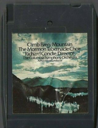 The Mormon Tabernacle Choir Climb Mountain 8 Track Tape Rare Quad Quadraphonic