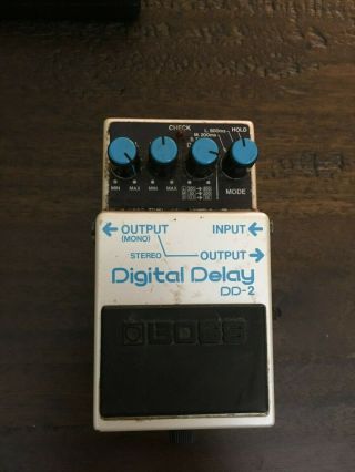 Boss Dd - 2 Digital Delay Rare 1980s