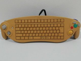 Rare Nintendo Gamecube Ascii Keyboard Controller Official Joypad