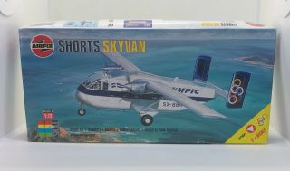 1/72 Airfix Shorts Skyvan - Complete Kit And Decals.  Very Rare Kit
