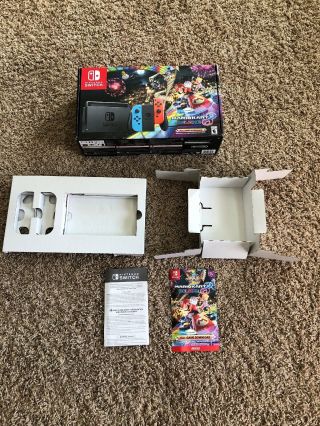 Empty Box & Inserts Only For Rare Mario Kart 8 Deluxe Nintendo Switch Box