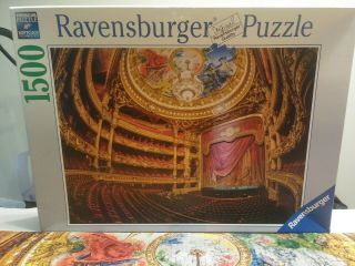 Ravensburger Opera House 1500 Piece Puzzle Rare Hard To Find