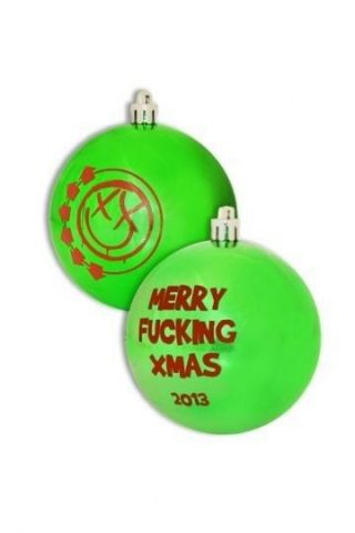 Blink 182 Christmas Ornament (1) Rare Mark Hoppus Travis Barker Tom Delonge