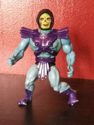 Vintage He - Man Figures Masters Of The Universe Skeletor Mattel 1981 Rare Motu